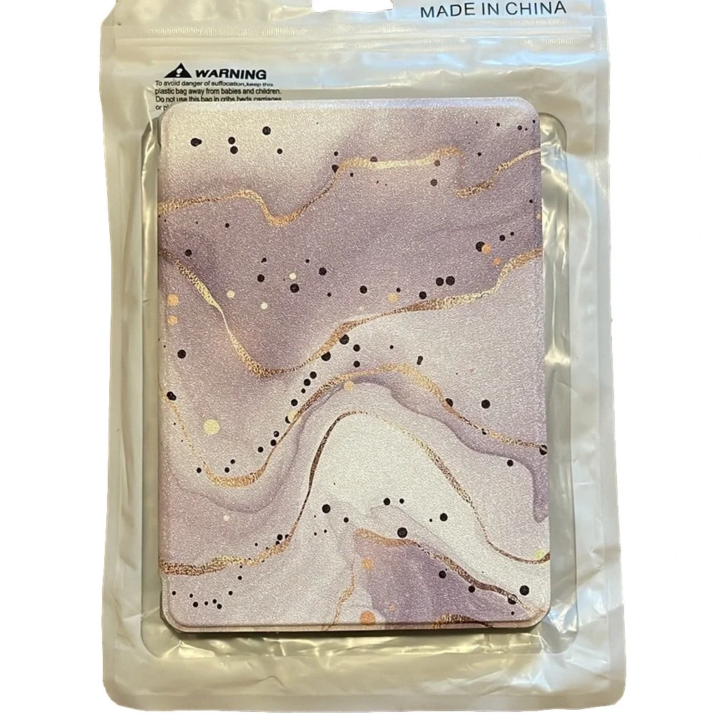 NWT Purple & Gold Marble Print Case for Kindle Paperwhite 6.8”